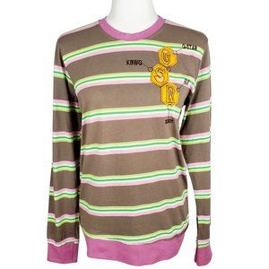 G-Star *RARE*  Designer Embroidered Long Sleeve Top Medium